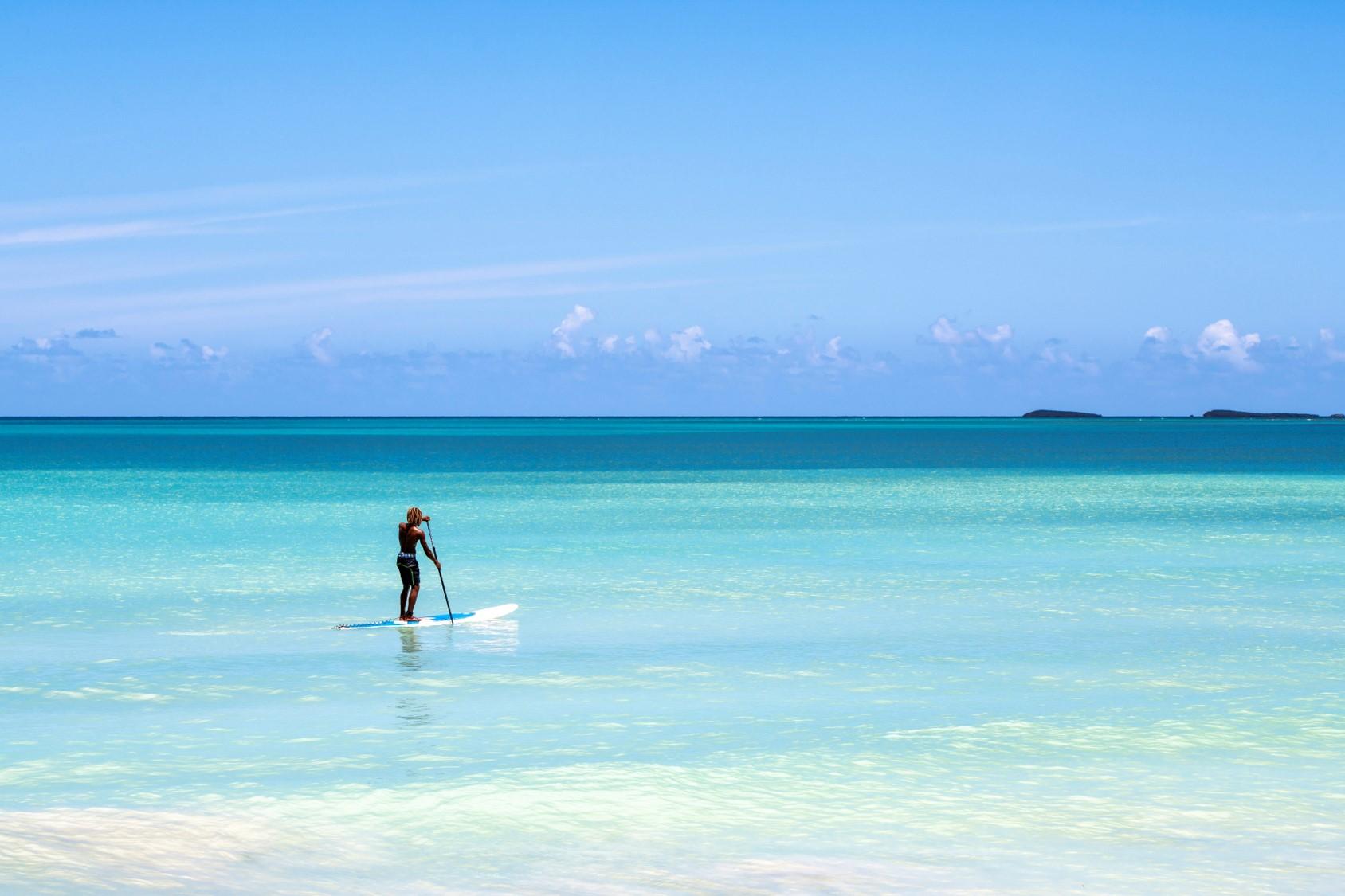 Viva V Samana By Wyndham, A Trademark Adults All Inclusive Las Terrenas Exterior foto Stand-up paddleboarding in the Bahamas